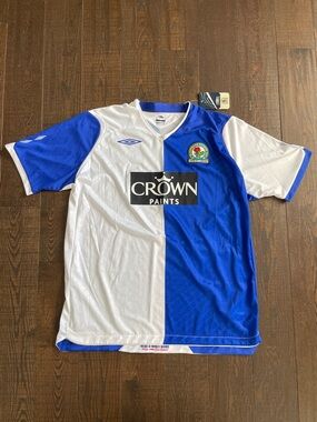 BNWT Umbro Blackburn Rovers soccer jersey Futbol kit